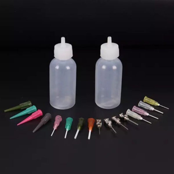Paint Bottle - Applicator Bottle - Squeeze Bottle - Painting Tools - Needle Tip Bottle - Art Tattoo Tips For Resin Crafts - Glue Bottle