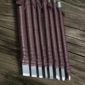 Stone Carving Set - Stone Engraving Tools - Stone Carving Chisel Set - Seal Engraving Kit - Seal Cutting Knife Set Tungsten Carbide Knife image 2