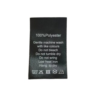 50 Clothing Labels - Washing Instructions Fabric Sew in Sew on Wash ...