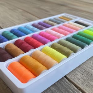 Sewing Machine Thread Set - 39 Pieces Thread Assortment - Fils Machine à Coudre - Nähgarn Sortiment - Embroidery Thread Kit - Multi Colors image 5