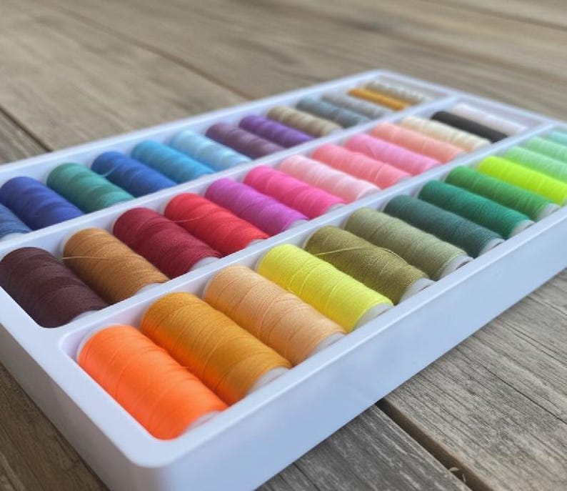 Sewing Machine Thread Set - 39 Pieces Thread Assortment - Fils Machine à Coudre - Nähgarn Sortiment - Embroidery Thread Kit - Multi Colors image 5