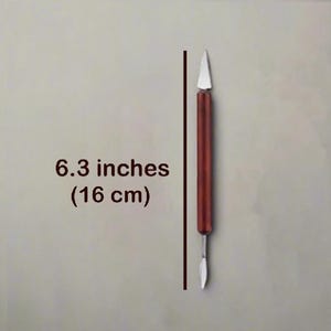 6 herramientas de doble punta para esculpir y dar forma a cerámica y arcilla - Herramientas para esculpir arcilla - Juego de herramientas de cerámica - Kit de inicio imagen 4
