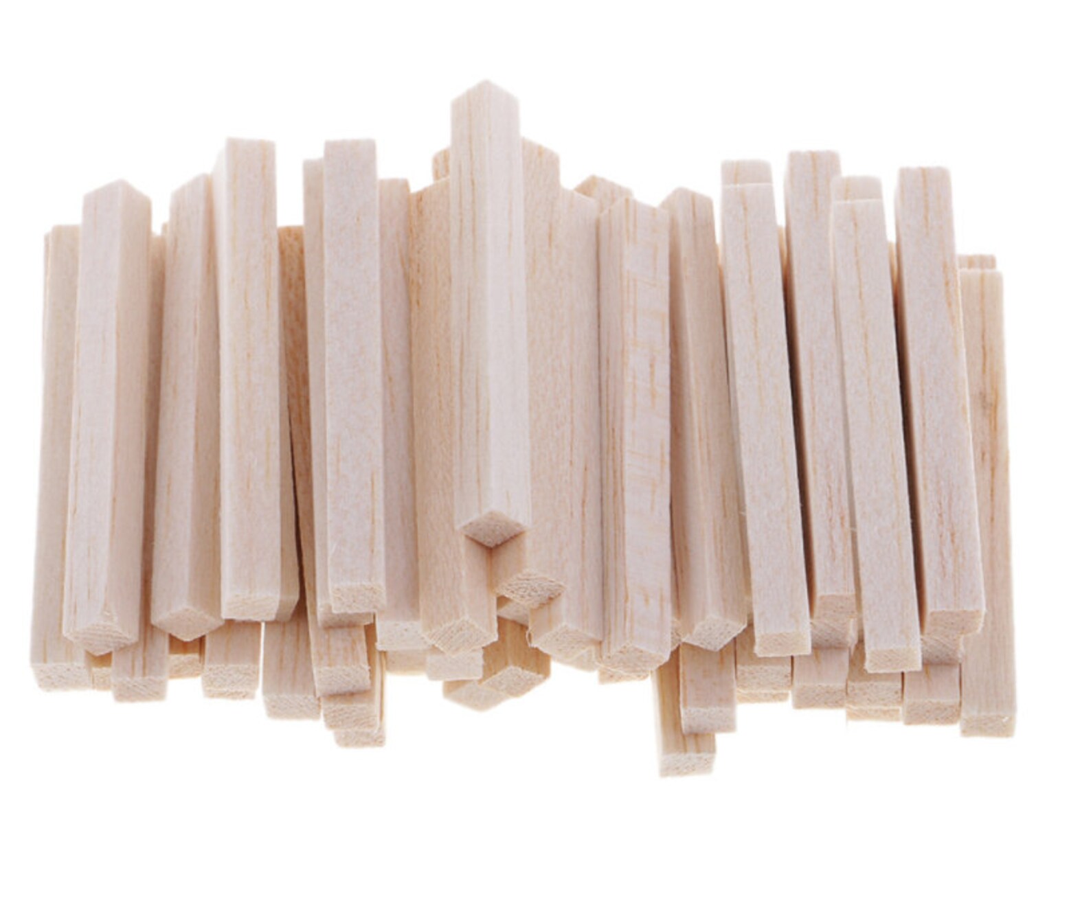 100 Pcs Unfinished Balsa Wood Blocks Rectangle Carving Wood Etsy