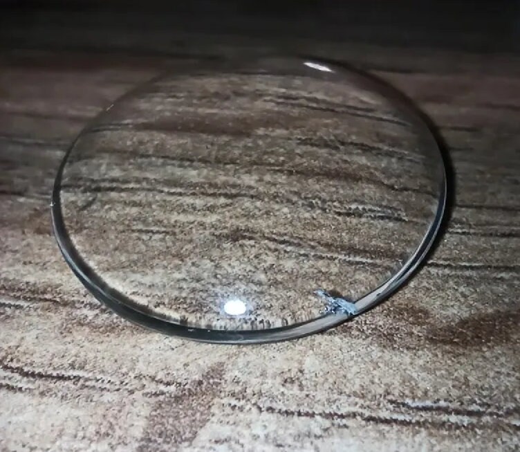 48 Pcs Cabochons En De Verre Demi-Dos Plats Ronds Leoprint