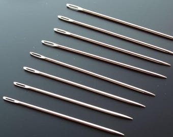 Hand Embroidery Needles, Threading Needles, Crewel Needles, Cotton Silk Embroidery Needle, Cross Stitching Steel Needles, Needles for Sewing