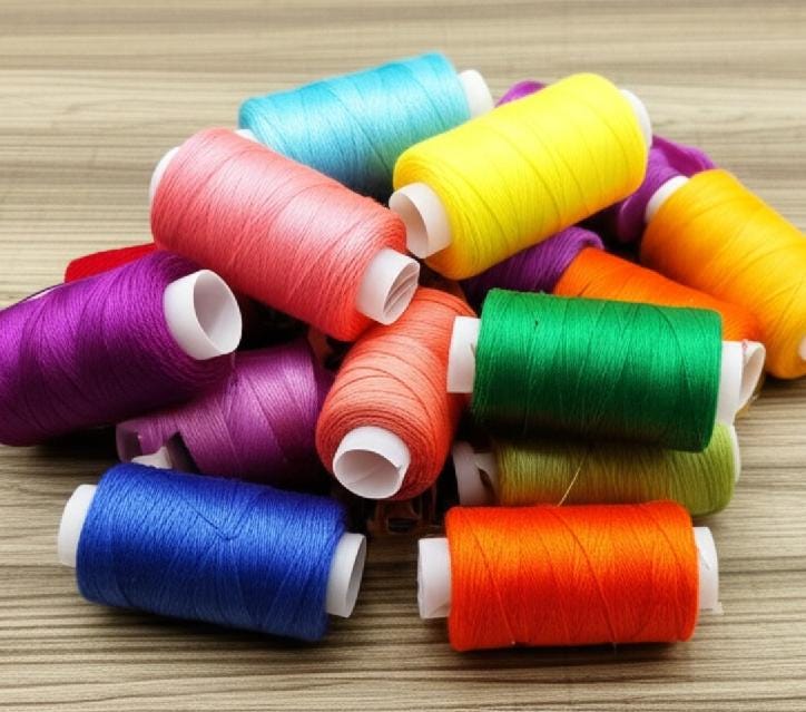 Lot De 60 Bobines De Fil à Coudre Anciennes – Coton, Soie, Polyester – Multicolore – USA