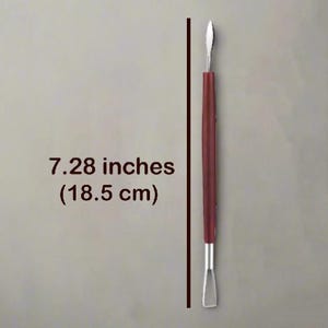 6 herramientas de doble punta para esculpir y dar forma a cerámica y arcilla - Herramientas para esculpir arcilla - Juego de herramientas de cerámica - Kit de inicio imagen 9