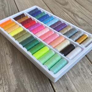 Sewing Machine Thread Set - 39 Pieces Thread Assortment - Fils Machine à Coudre - Nähgarn Sortiment - Embroidery Thread Kit - Multi Colors image 3