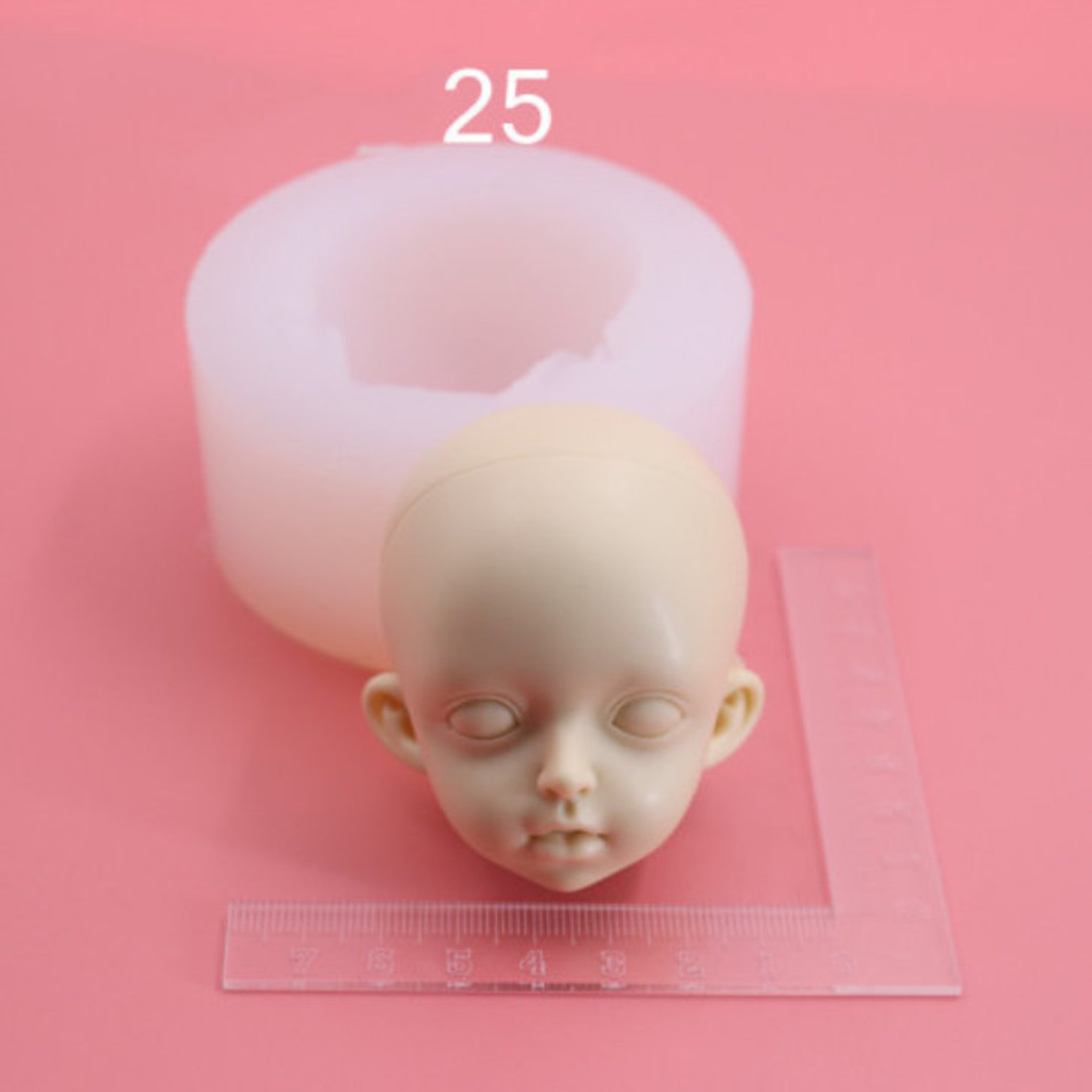 Baby Face Mold DIY Doll Face Mold Polymer Clay Face Mold Etsy