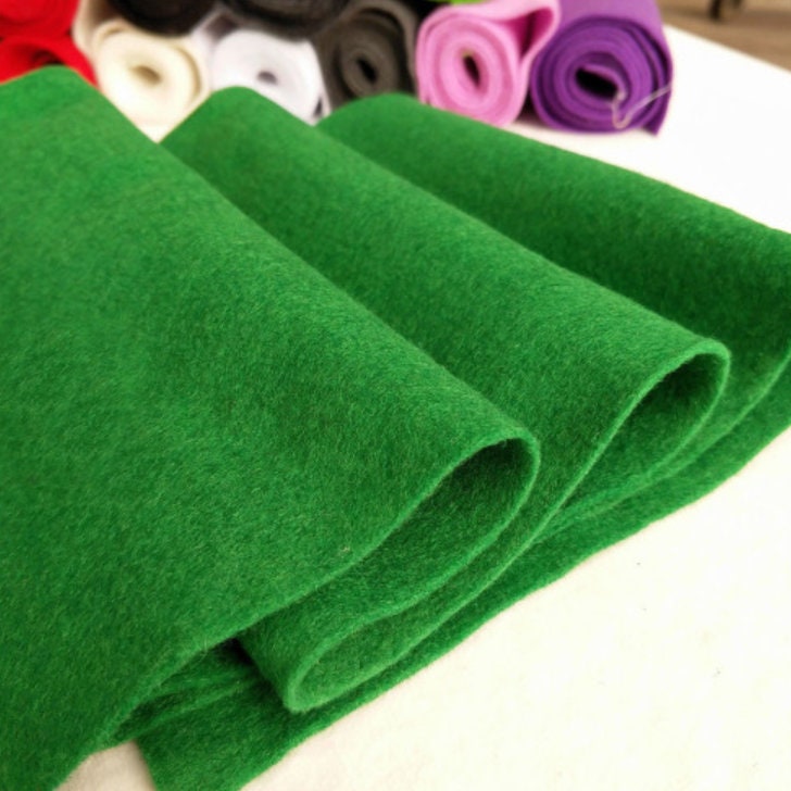 Green Felt Cloth,2mm Hard Felt Fabric,Polyester Fabrics,Needlework,Diy,Needle  Sewing,Handmade,Fieltro Feltro Entretela - AliExpress