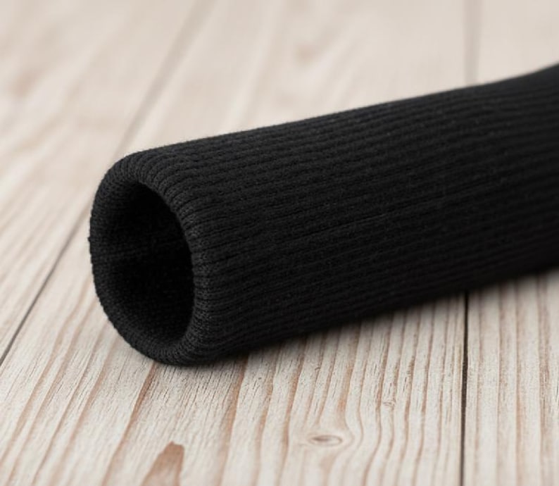Tubular Rib Cuffing for Sweatshirts, Hoodies and T-shirts, Pajama Ribbing, Rib Knit Trim Cuff Cuffing Fabric, Garment Cuffs for Sleeve image 3
