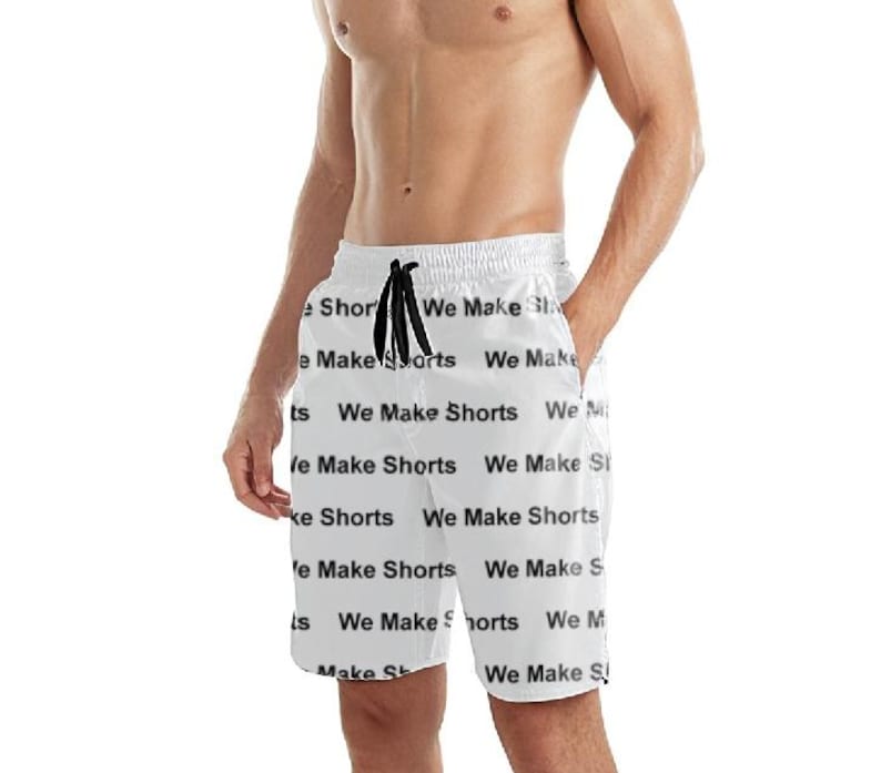 Personalized Mens Shorts, Custom Text Logo Design, Sport Shorts Track ...
