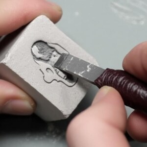 Stone Carving Set - Stone Engraving Tools - Stone Carving Chisel Set - Seal Engraving Kit - Seal Cutting Knife Set Tungsten Carbide Knife image 6