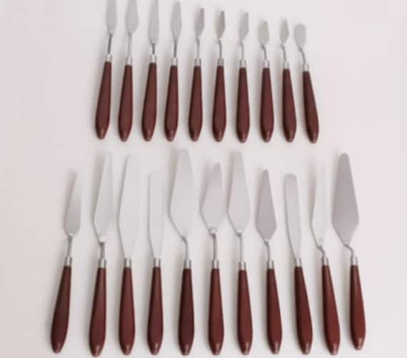 21 Pcs Oil Painting Palette Knife Set  - Canvas Painting Artist Knives For Oil Based and Acrylic Paints Create Textures and Effects