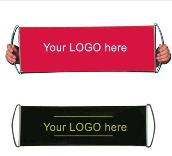 Custom Retractable Handheld Banner Personalized Hand Held Banner
