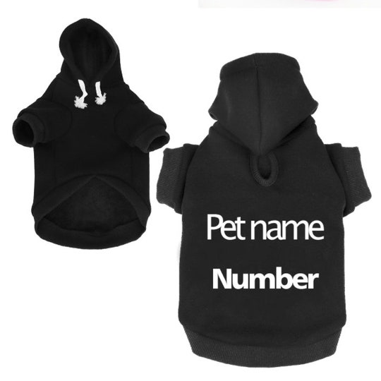 Custom Personalised Dog Puppy Pet Hoodie Clothes