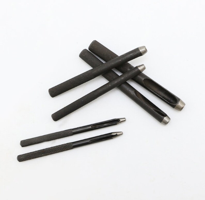 10 Pieces Leather Hole Punch Set Belt Punch Round Shape Etsy