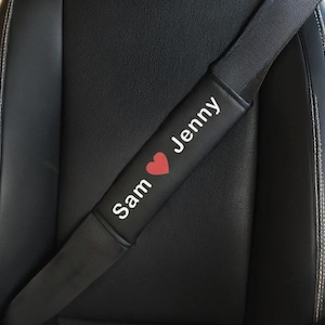 Copri cintura di sicurezza personalizzato, imbottitura per cintura di sicurezza con logo personalizzato, accessori per auto, regalo per neopatentati, auto, emergenza, allerta medica