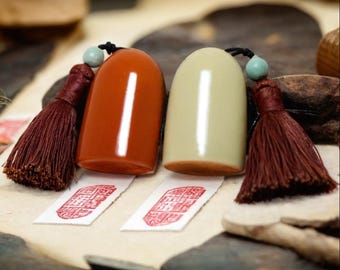 Japanse Hanko Chop Japanse Naamstempel Aangepaste Houten Stempel Japanse Briefpapier Chinese Naam Seal (Diverse Maten