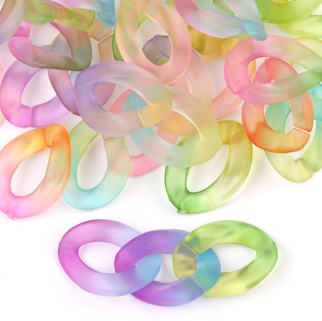 Acrylic Chain Links Color Open Link Size Chain Links Chunky Chain Links ...