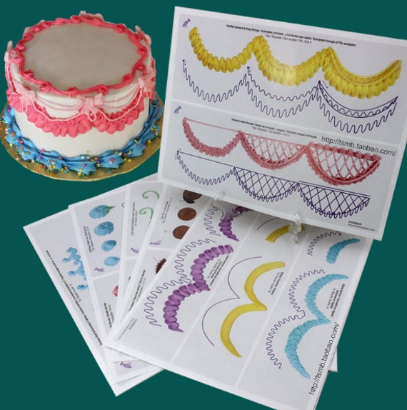 Piping Practice Sheet Cake Decorating Practice Sheets - Etsy Canada