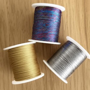Braided Nylon Jewelry Cord 0.2 mm 0.4 mm 0.6 mm - Beading String Thread - Chinese Knotting Cord Macrame Beading String Wire - Jewelry Making