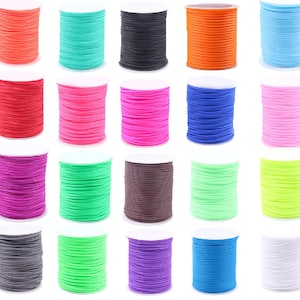 Rubber Jewelry Cord Tubing - Jewlery Tubing - Rubber Cord - 2mm 3mm - 5 Meter - Jewlery Cord - Round Cords For Jewelry Making - Brown Black