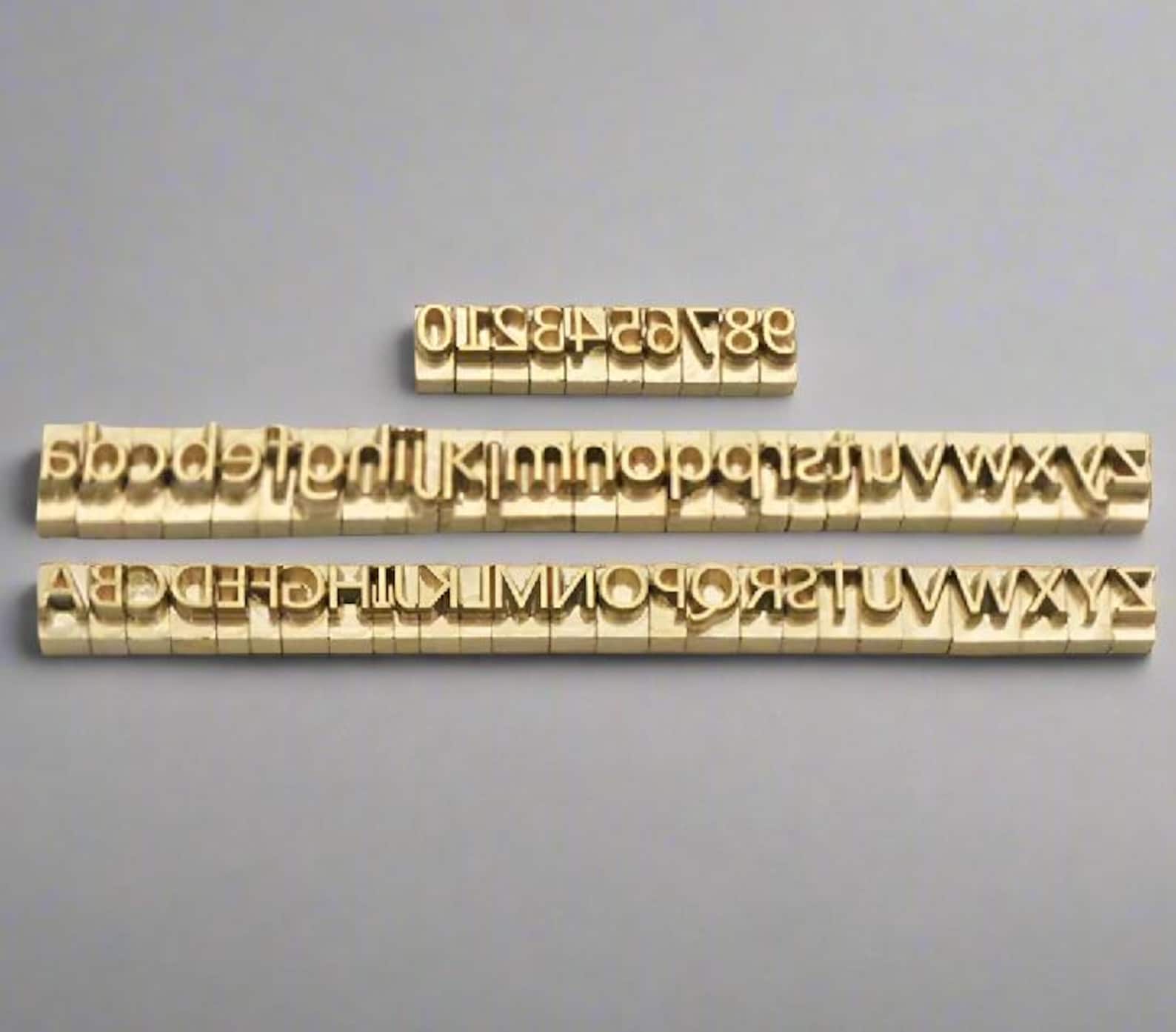 Bmm Letters Custom Leather Stamp - Personalized Brass Iron Branding Stamp ...