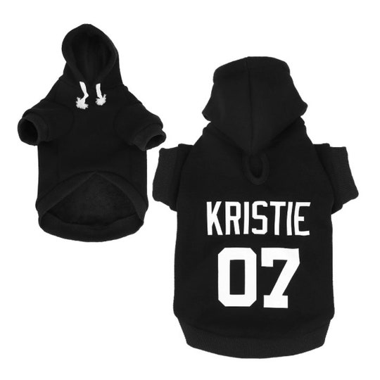 Custom Personalised Dog Puppy Pet Hoodie Clothes