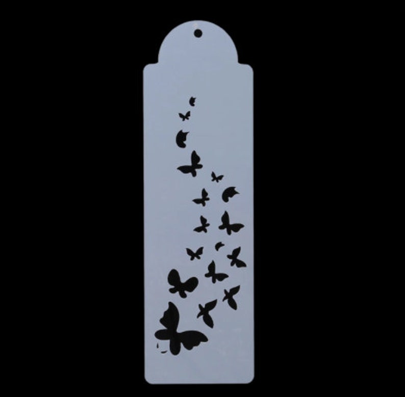 Butterflies Stencil for Cake Decorating Craft Stencils for Etsy