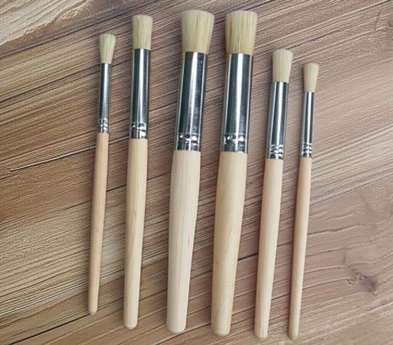 pinceles, pincel grueso para acuarela, pincel artístico