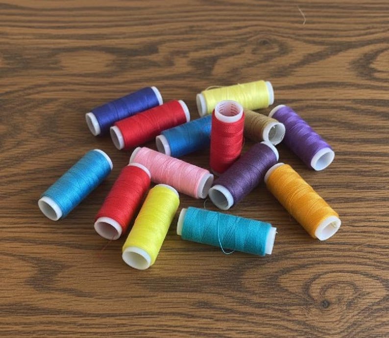 Sewing Machine Thread Set - 39 Pieces Thread Assortment - Fils Machine à Coudre - Nähgarn Sortiment - Embroidery Thread Kit - Multi Colors image 9