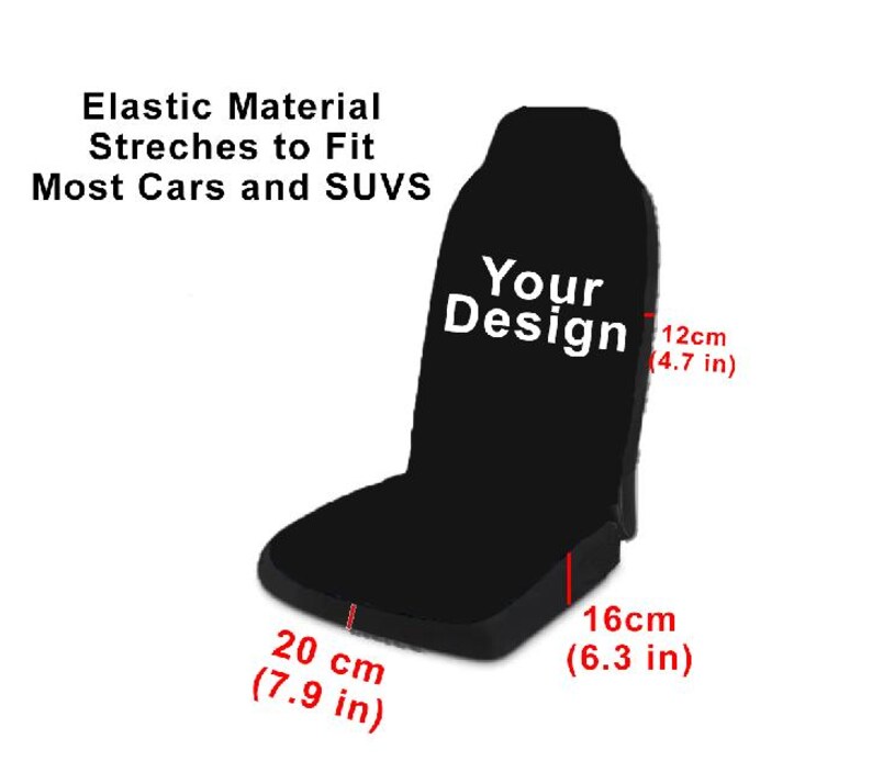 Custom Car Seat Cover, Car Seat Cover, Personalized Seat Cover, Create Your Own Car Seat Cover Your Photo Picture Image Design Birthday Gift image 4