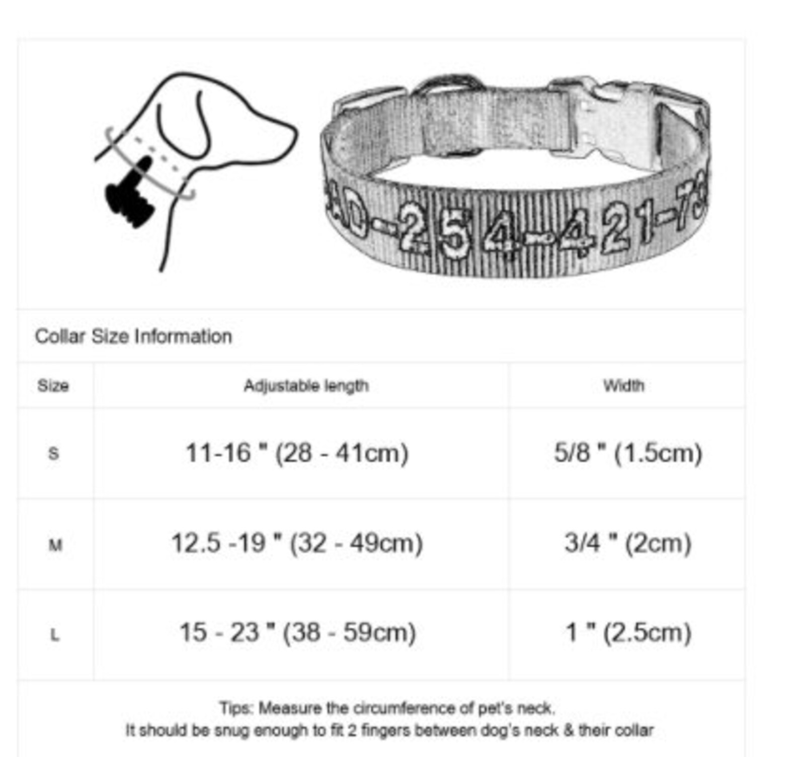 Personalized Dog Collar Custom Collar Embroidered With Pet Etsy