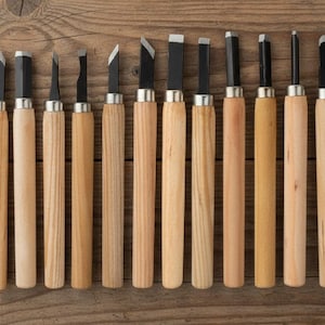 木彫り彫刻刀ナイフキットセットミニ木工用ガウジ細部や基本的な彫刻彫刻木工ツールに最適