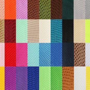 3-Lag Netzstoff, unifarbener 3D Mesh Stoff, Meterware, Stoff für Möbel, Schlüsselanhänger, Taschen, Stühle, Geldbörsen, Netzstoff