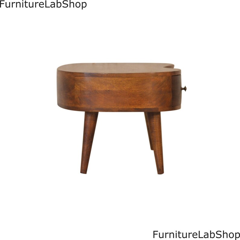 Retro Coffee Table Solid Wood Mid Century Lounge Sofa End Unit Etsy