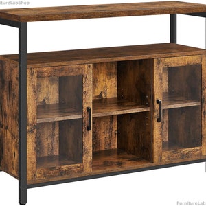 Rústico Aparador Grande Gabinete de almacenamiento industrial | Etsy