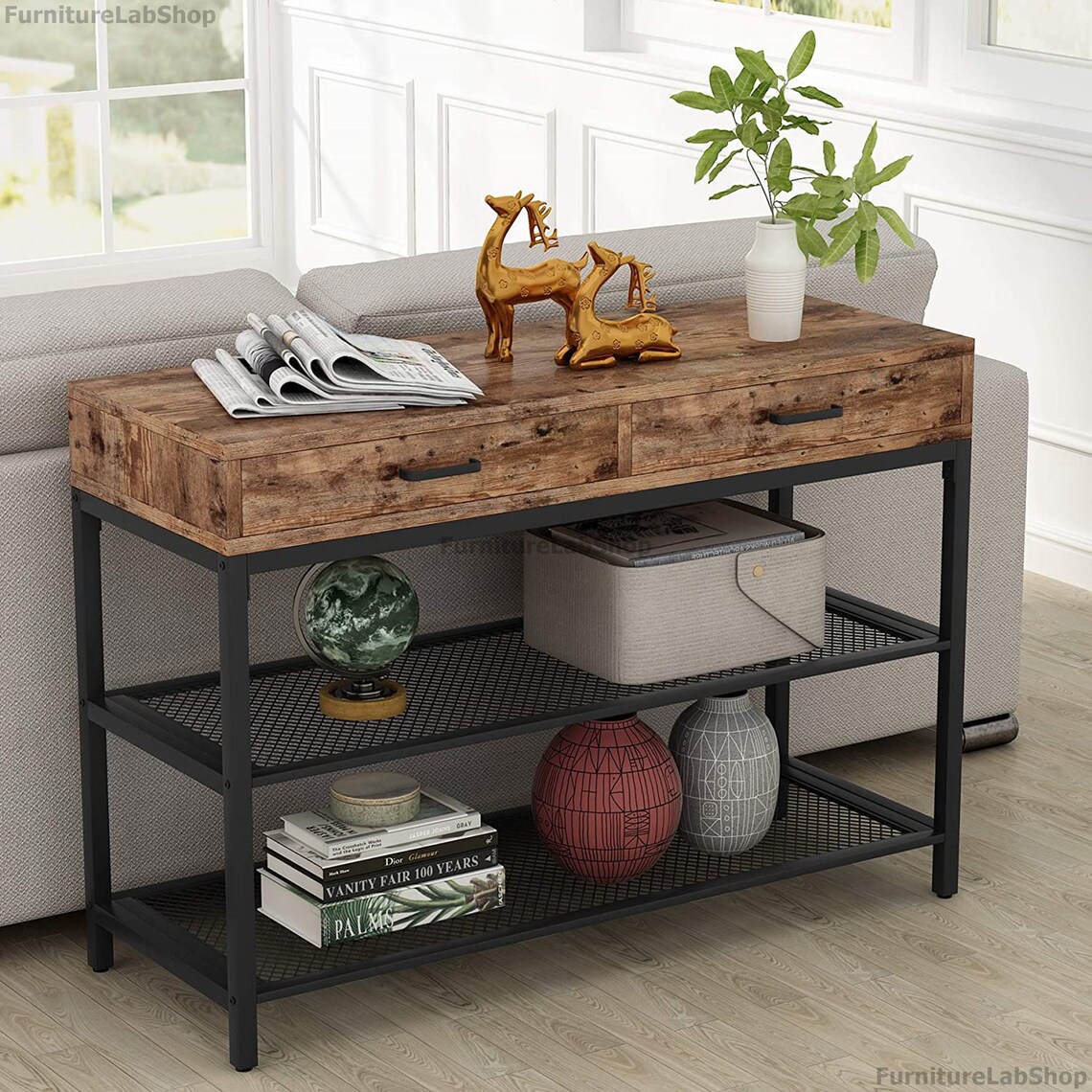 slim sideboard table