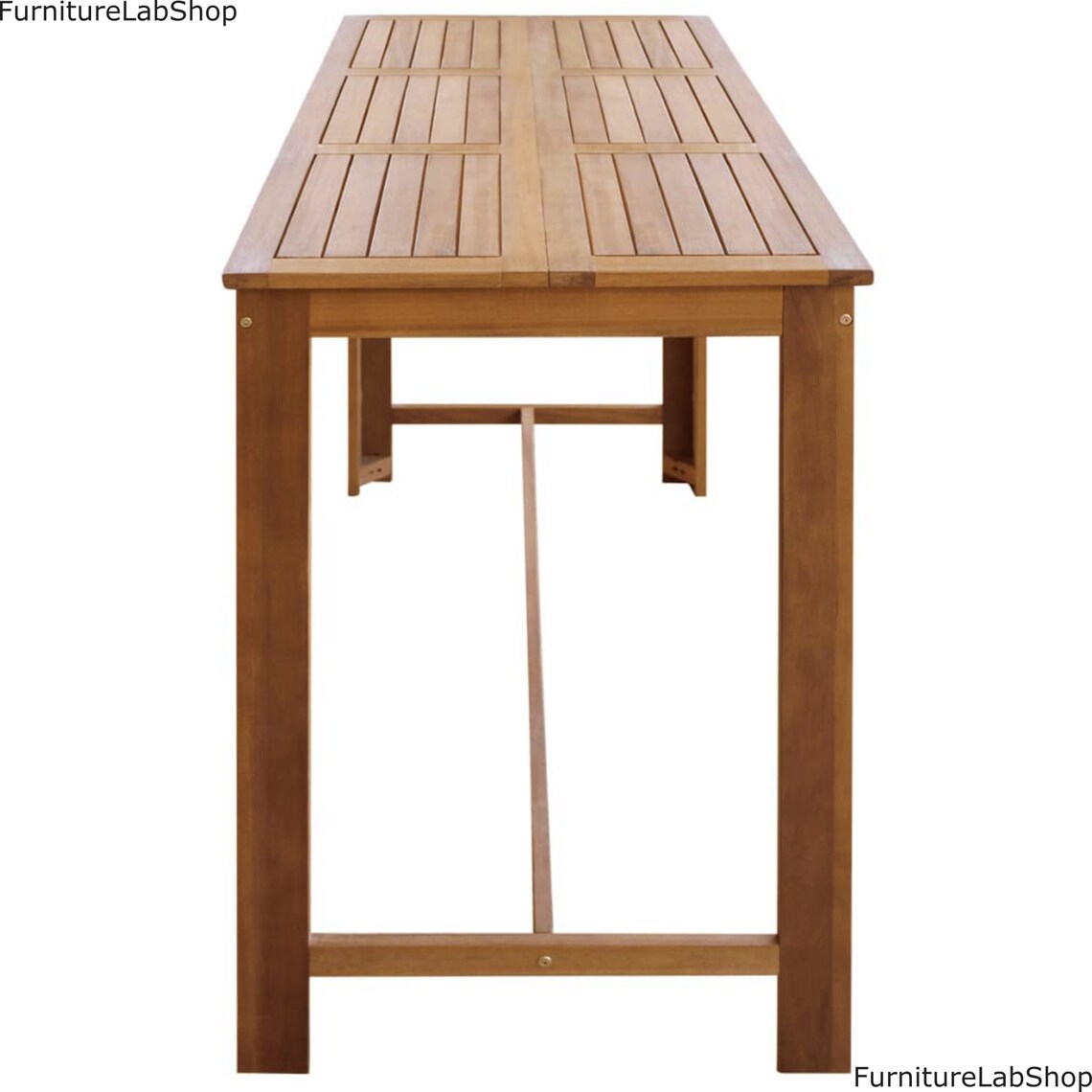 Outdoor Bar Table Wooden Garden Drinks Stand Patio Solid Etsy