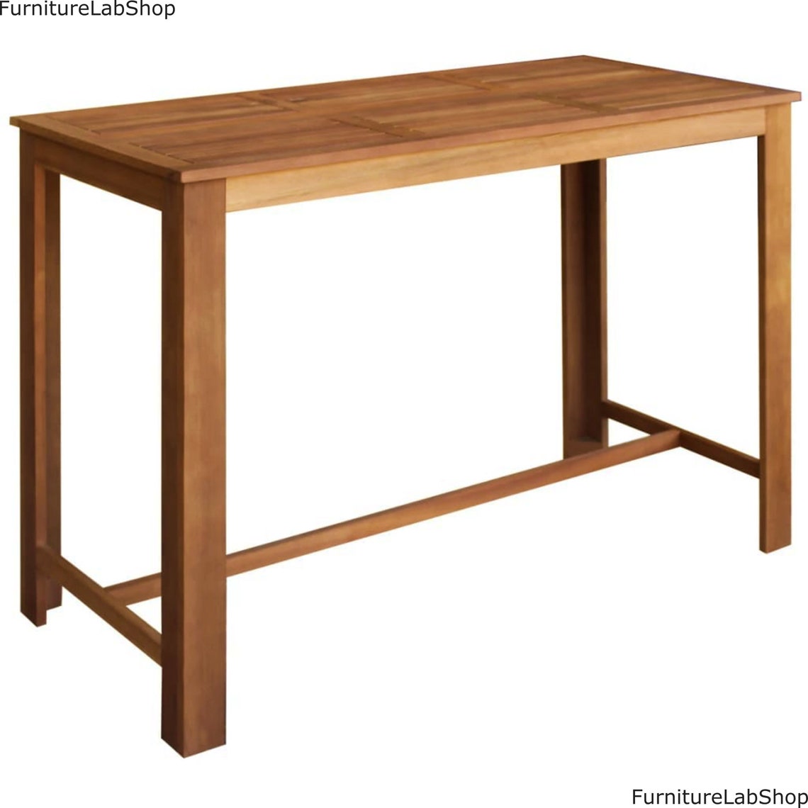 Outdoor Bar Table Wooden Garden Drinks Stand Patio Solid Etsy