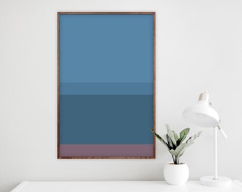 Modern Art Print, Abstract Lines & Shapes, Colors, Contemporary, Minimalist, Original Art