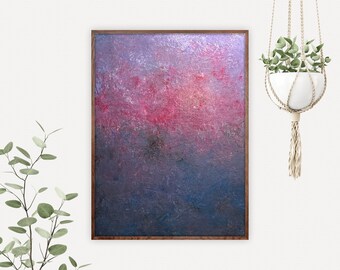 Original Abstract Painting / Acrylic & Mixed Media on Canvas / 36” x 48”