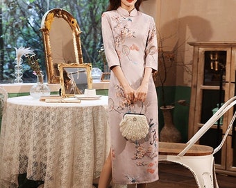Chinese Cheongsam Dress Traditional 