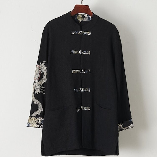 Traditional Chinese Men's Jacket retro Tang Suit Coat Etsy