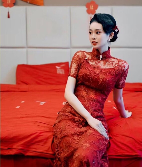 Cheongsam for wedding clearance dinner