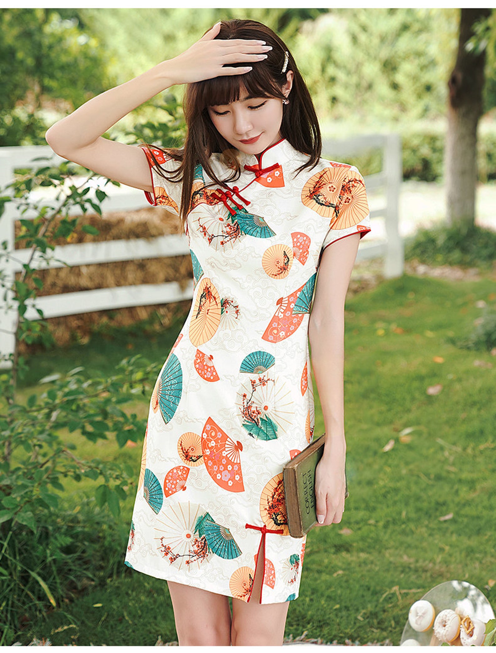 Traditional Chinese Short Dress Modern Cheongsam Dress Cute Etsy Traditional Chinese Short Dress Modern Cheongsam Dress Cute Etsy