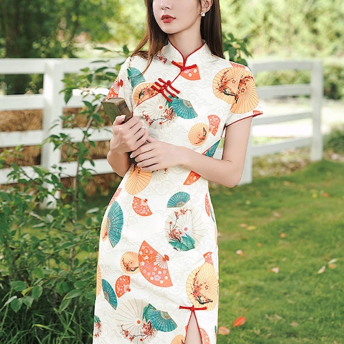 Girl cheongsam cheap dress