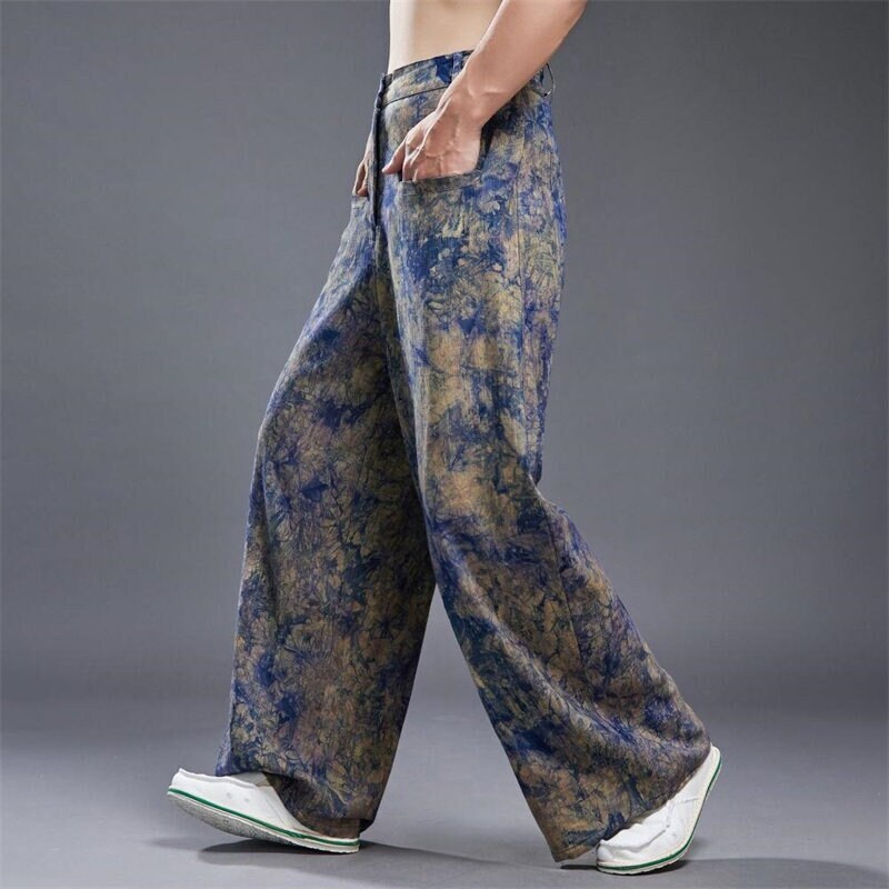 Chinese baggy shop pants