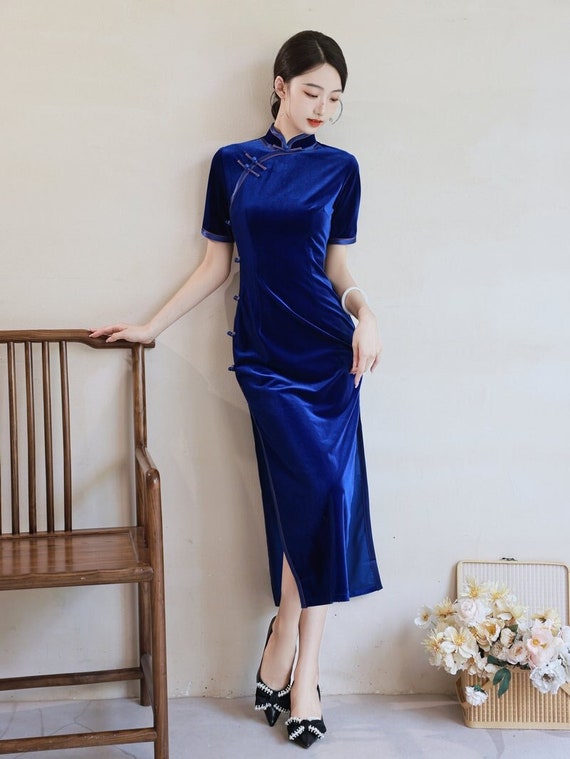 Velvet qipao best sale